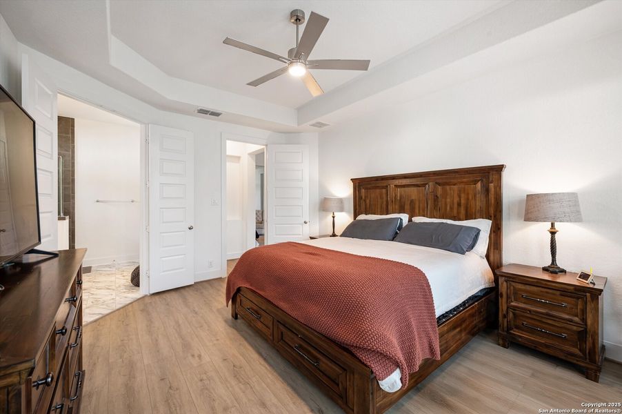 Furnished interior view inside a new home in Mesa Western, Cibolo (Image 19).