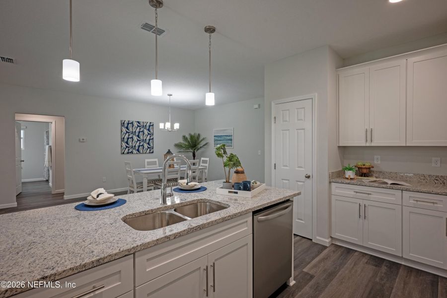 Furnished interior view inside a new home in , Jacksonville (Image 28).