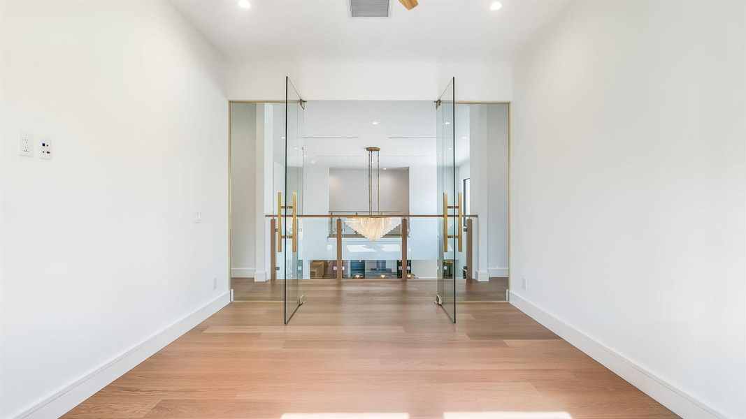 Glass Enclosed Office/Gym
