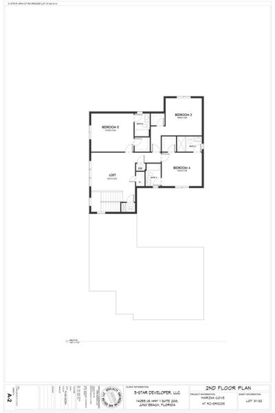 2D floor plan layout of this home in , Stuart, FL (Image 7).