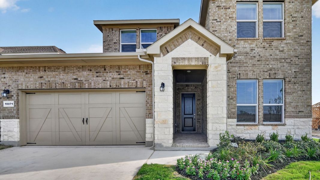 Representative exterior photo of a completed home built from the Juniper by D.R. Horton in Morningstar, Aledo, TX (Image 19). Representative exterior photo of a completed home built from the Juniper by D.R. Horton in Morningstar, Aledo, TX (Image 19).