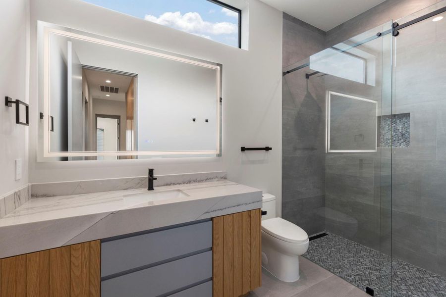 Furnished interior view inside a new home in , The Woodlands (Image 14).