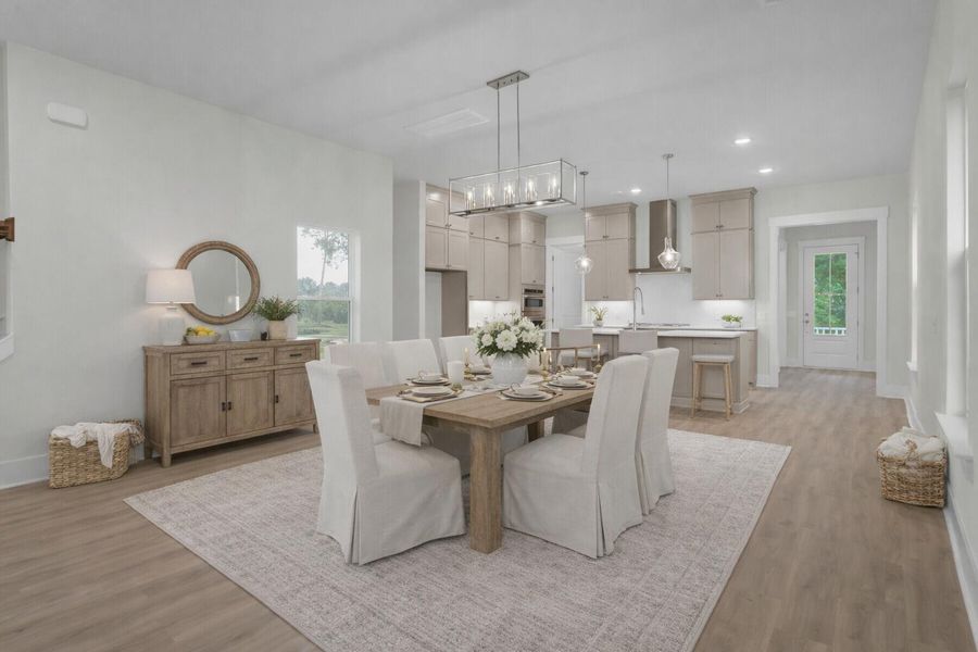 Furnished interior view inside a new home in , Johns Island (Image 9).