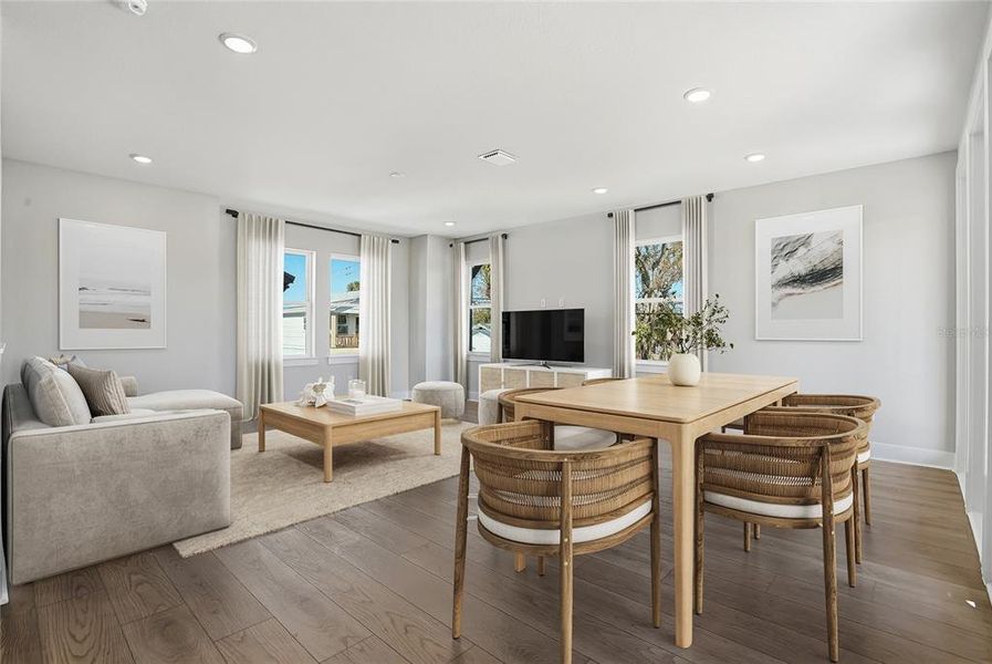 Furnished interior view inside a new home in , St. Petersburg (Image 13).