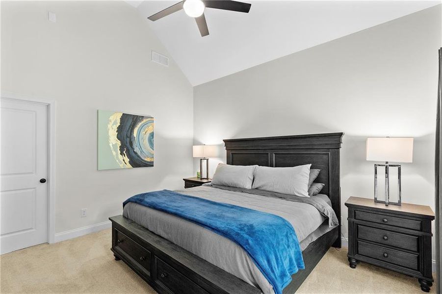 Furnished interior view inside a new home in , Atlanta (Image 19). Furnished interior view inside a new home in , Atlanta (Image 19).