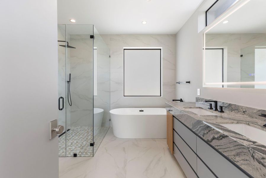 Furnished interior view inside a new home in , The Woodlands (Image 10).