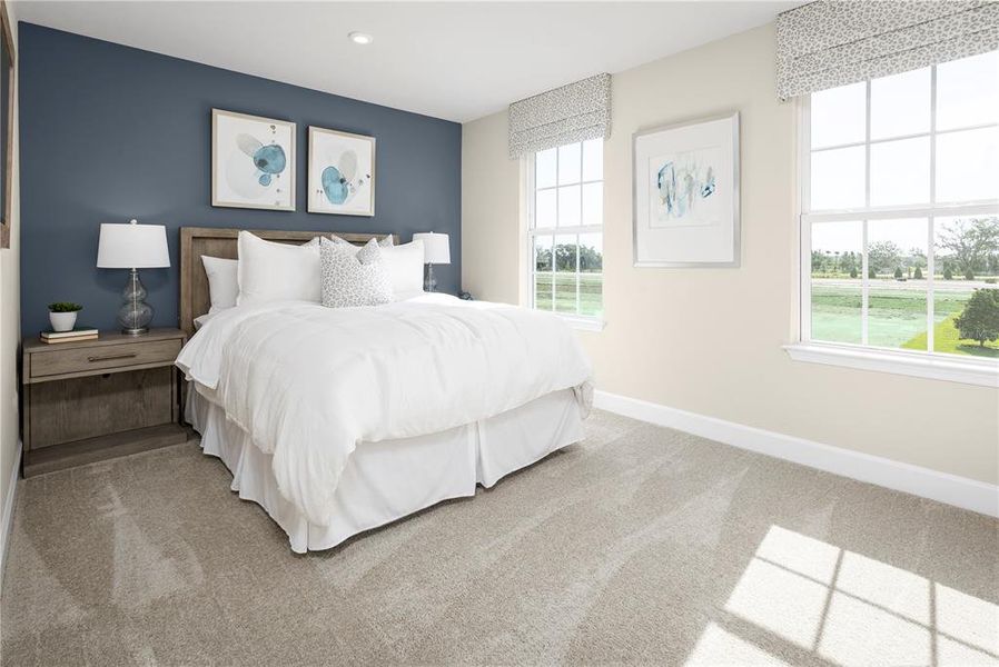 Furnished interior view inside a new home in Reserve at Lake Meadows, Ocoee (Image 13).