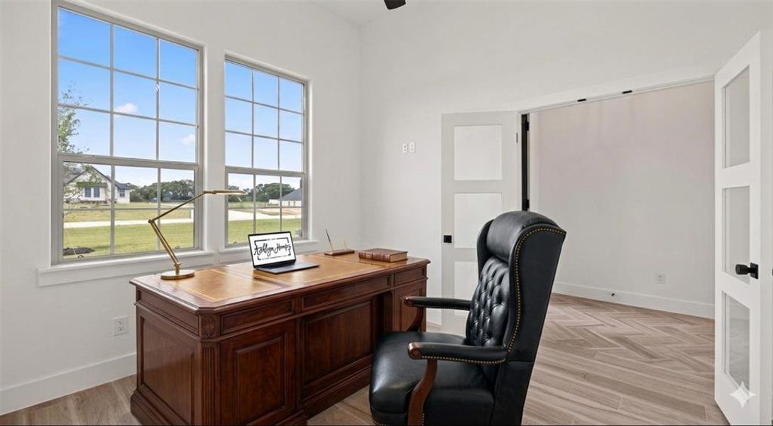 Furnished interior view inside a new home in Prairie Winds Estates, Poolville (Image 7).