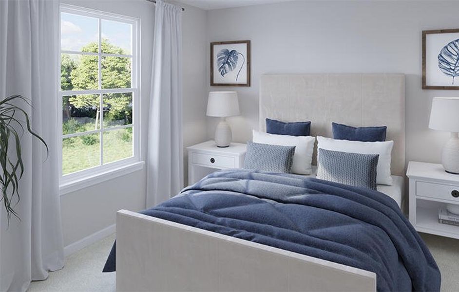 Furnished interior view inside a new home in Sweetgrass at Summers Corner, Summerville (Image 6).