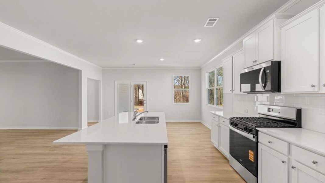 Furnished interior view inside a new home in Braselton Village, Braselton (Image 3).