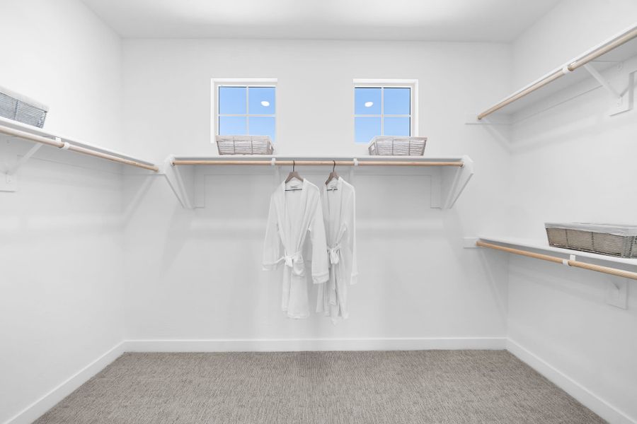Primary Walk-in Closet | Libra Model Home | Rialta | New homes in Mesa, Arizona | Landsea Homes