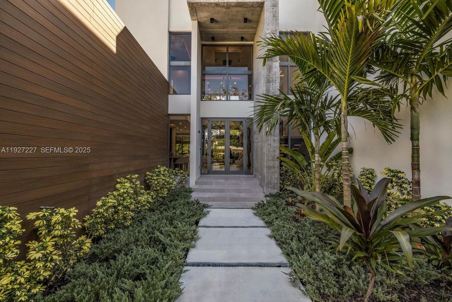Exterior details and patio area of a home in , Biscayne Park (Image 33). Exterior details and patio area of a home in , Biscayne Park (Image 33).