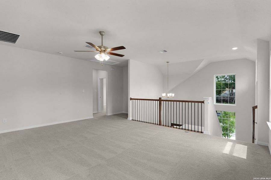 Spacious, unfurnished interior of a new home in Clear Creek, New Braunfels (Image 18).
