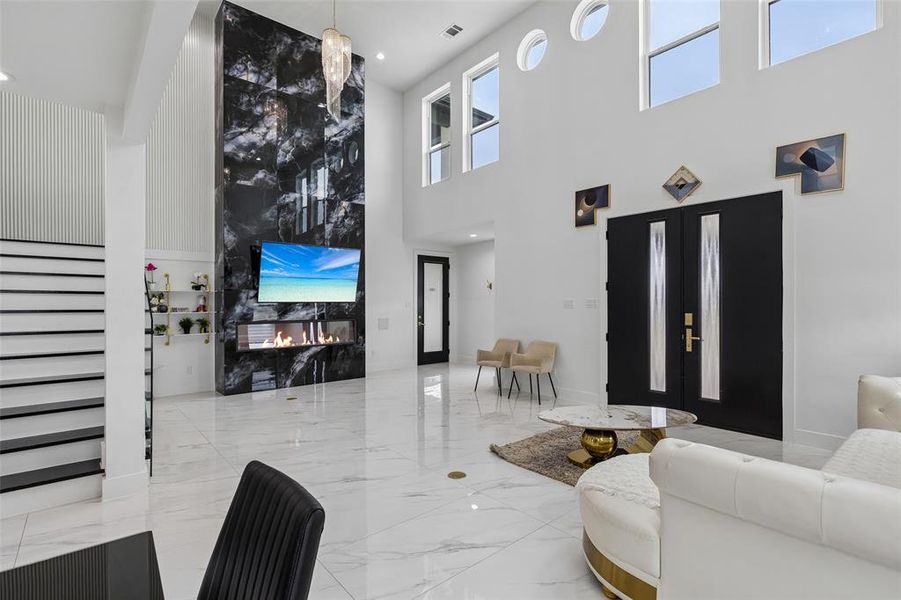 Furnished interior view inside a new home in , Van Alstyne (Image 11).