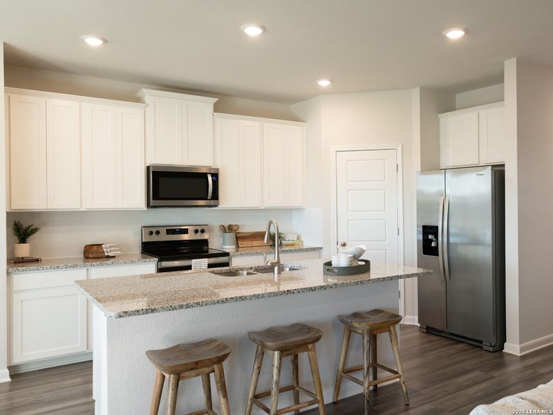 Furnished interior view inside a new home in Royal Crest, San Antonio (Image 7).