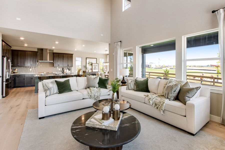 Representative furnished interior of a home built from the The Torin by Tri Pointe Homes in Cordovan, Firestone (Image 7). Representative furnished interior of a home built from the The Torin by Tri Pointe Homes in Cordovan, Firestone (Image 7).