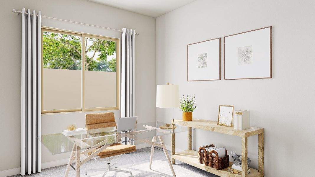 Representative furnished interior of a home built from the Echo Plan 4508 by Tri Pointe Homes in Soleo, San Tan Valley (Image 11).
