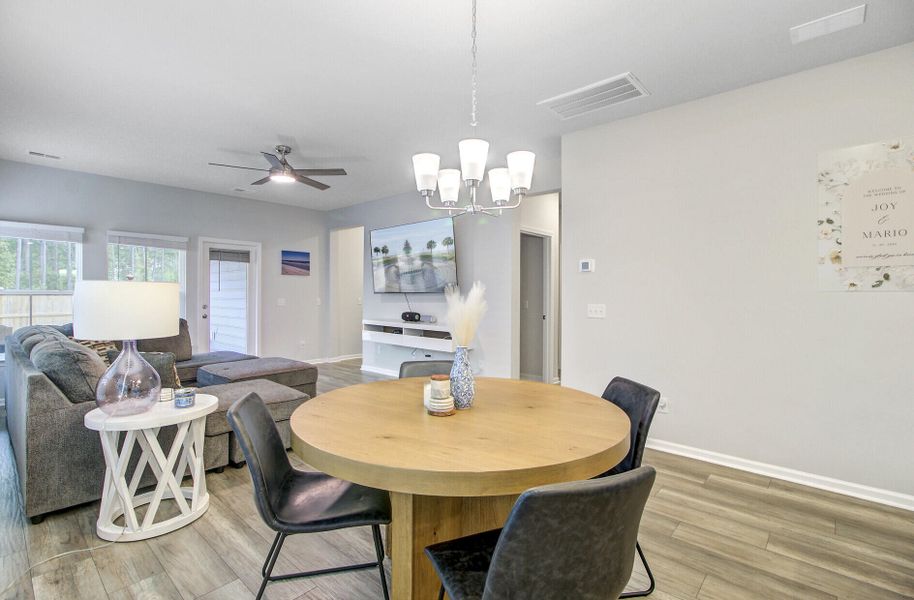 Furnished interior view inside a new home in , Summerville (Image 10).