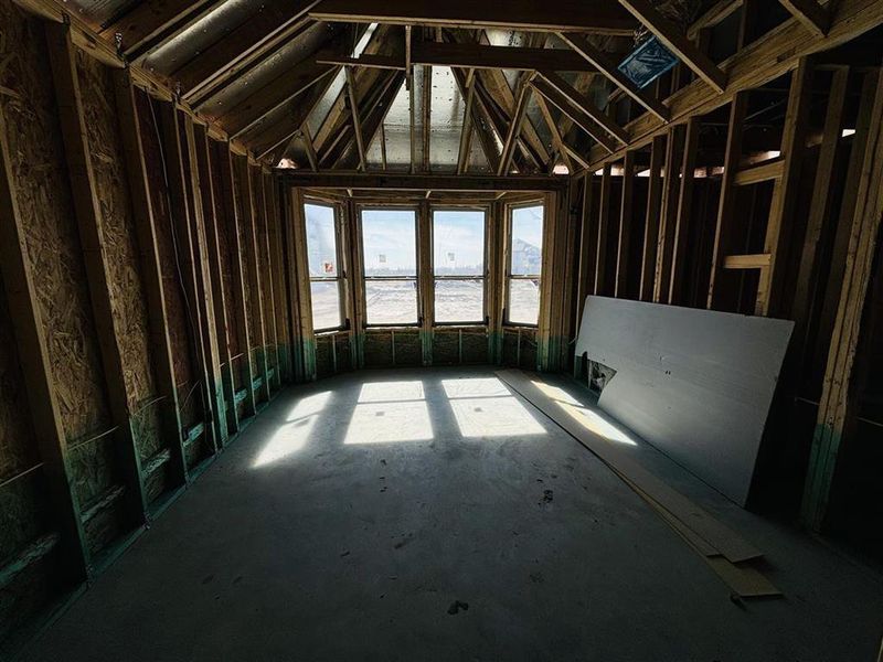 Primary Bedroom With Bay Windows!