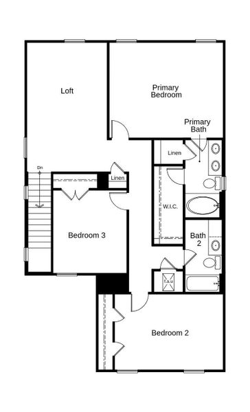 This floor plan features 3 bedrooms, 2 full baths, 1 half bath, and over 2,200 square feet of living space. This floor plan features 3 bedrooms, 2 full baths, 1 half bath, and over 2,200 square feet of living space.