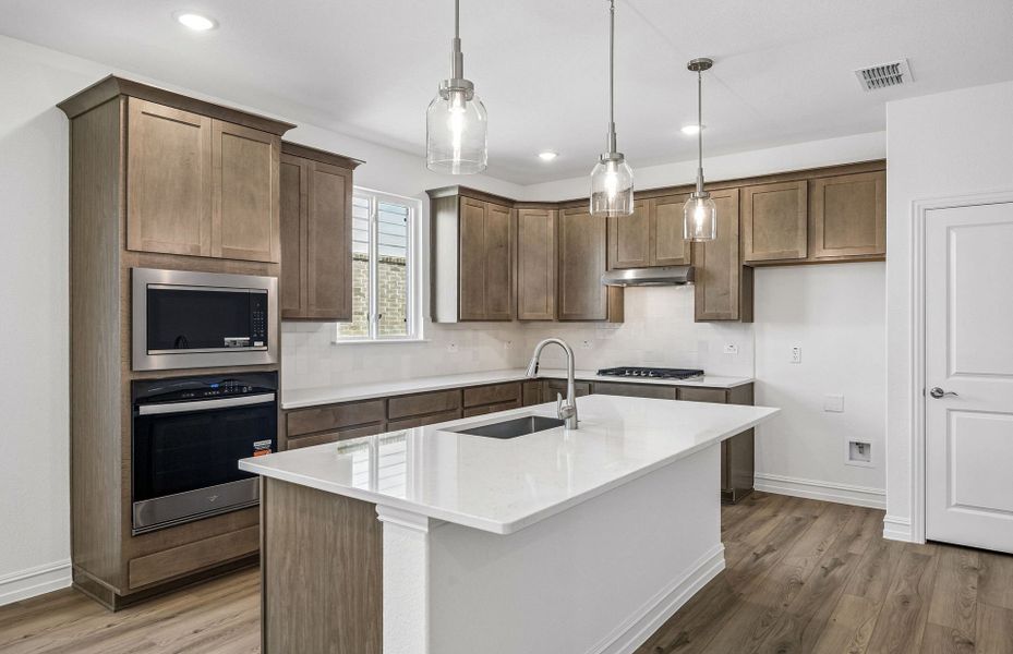Furnished interior view inside a new home in Creekview Meadows, Pilot Point (Image 8).