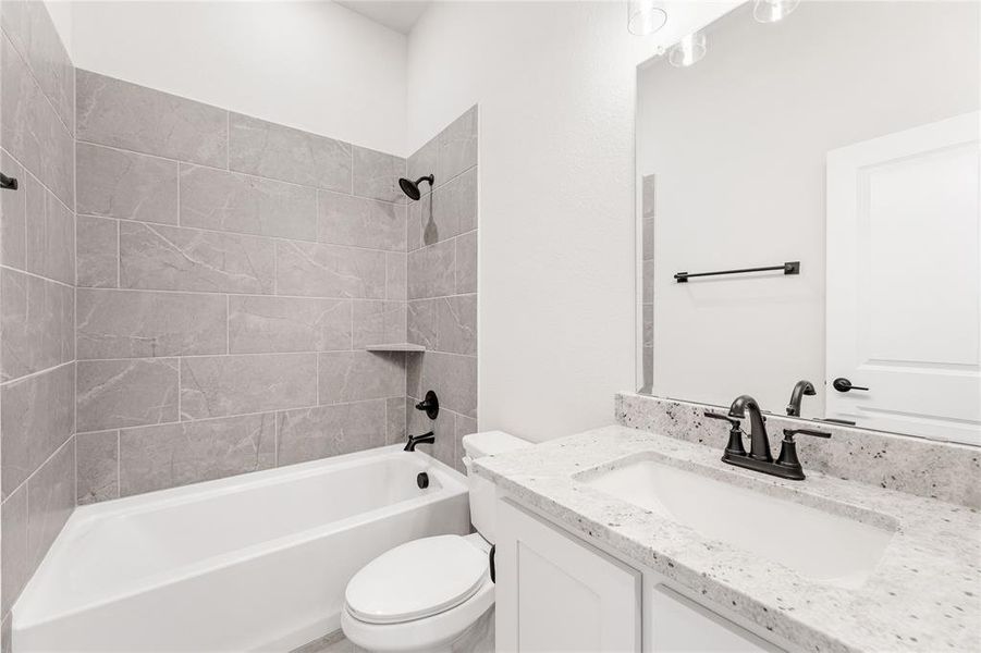 Furnished interior view inside a new home in Villages of Walnut Grove, Midlothian (Image 9).