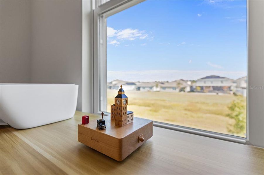 Furnished interior view inside a new home in Harmony West, St. Cloud (Image 11).