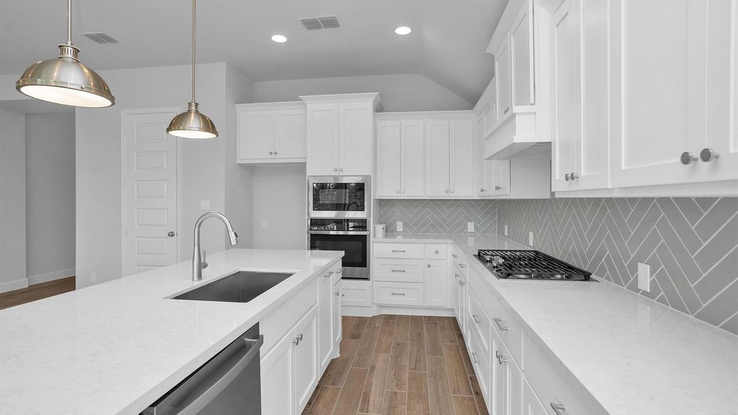 Furnished interior view inside a new home in Grange 50', Katy (Image 5). Furnished interior view inside a new home in Grange 50', Katy (Image 5).