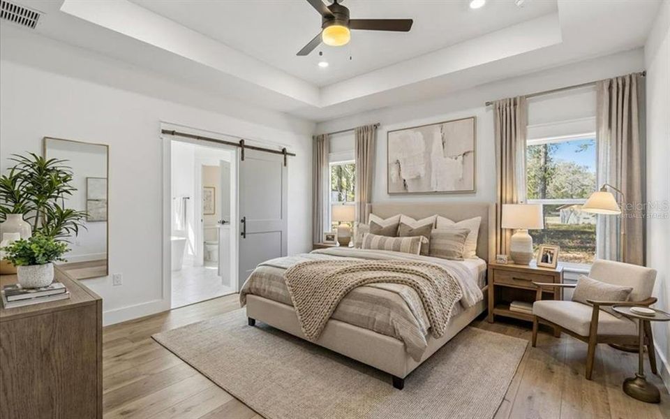 Furnished interior view inside a new home in , Lake City (Image 38).