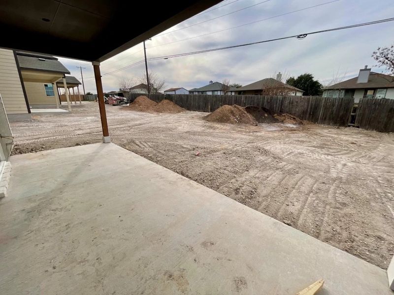 Site preparation for new homesites in Covered Bridge, Hutto (Image 26).