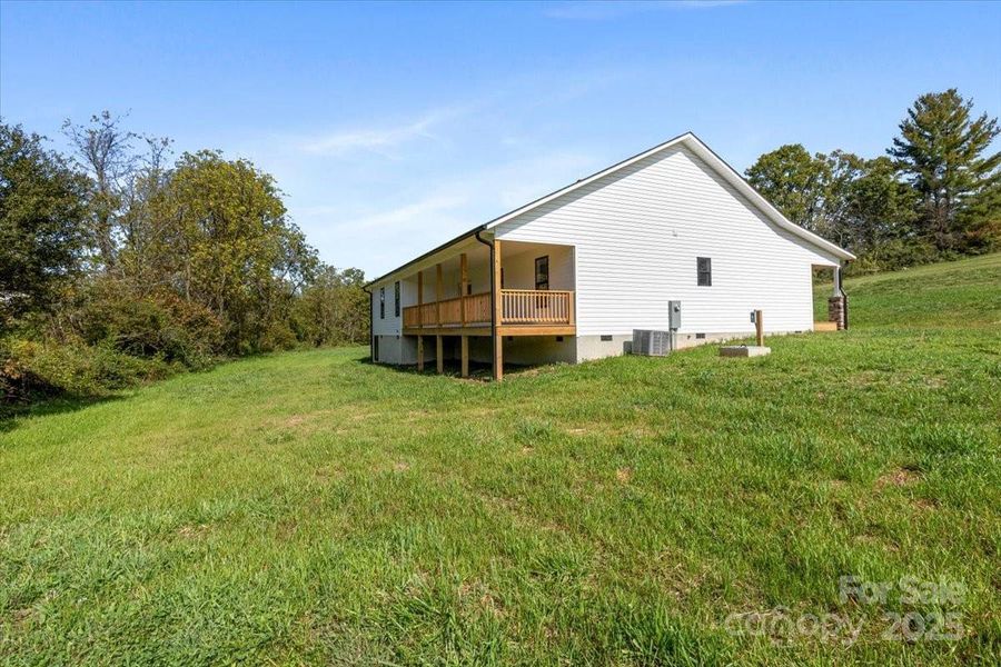 Exterior details and patio area of a home in , Marshall (Image 3).