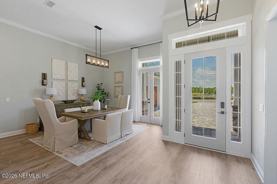 Furnished interior view inside a new home in , Fruit Cove (Image 14).