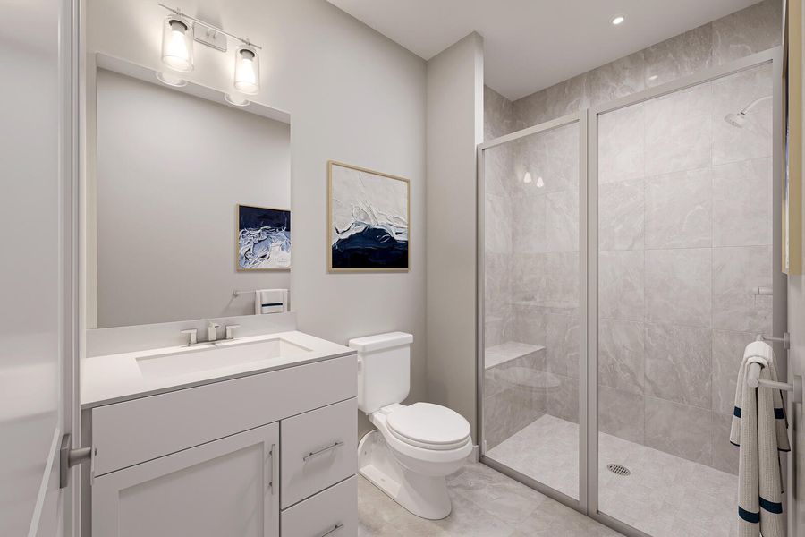 Furnished interior view inside a new home in Cainhoy Preserve, Huger (Image 6).