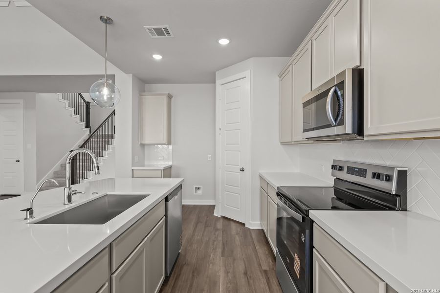 Furnished interior view inside a new home in Megan's Landing, Castroville (Image 9). Furnished interior view inside a new home in Megan's Landing, Castroville (Image 9).