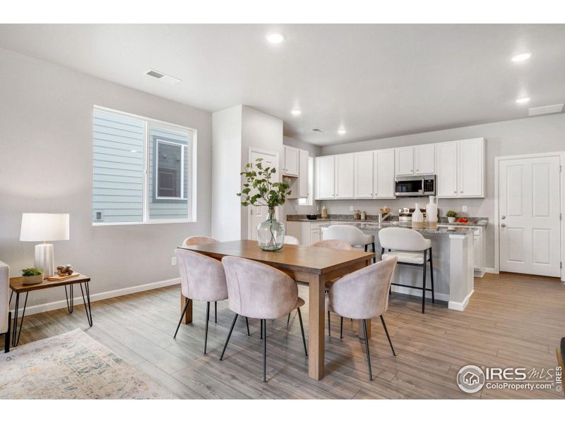 Furnished interior view inside a new home in Pintail Commons at Johnstown Village, Johnstown (Image 17).