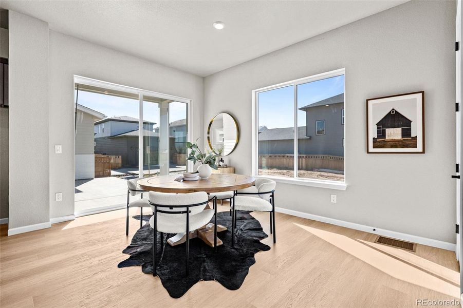 Furnished interior view inside a new home in Painted Prairie, Aurora (Image 19).