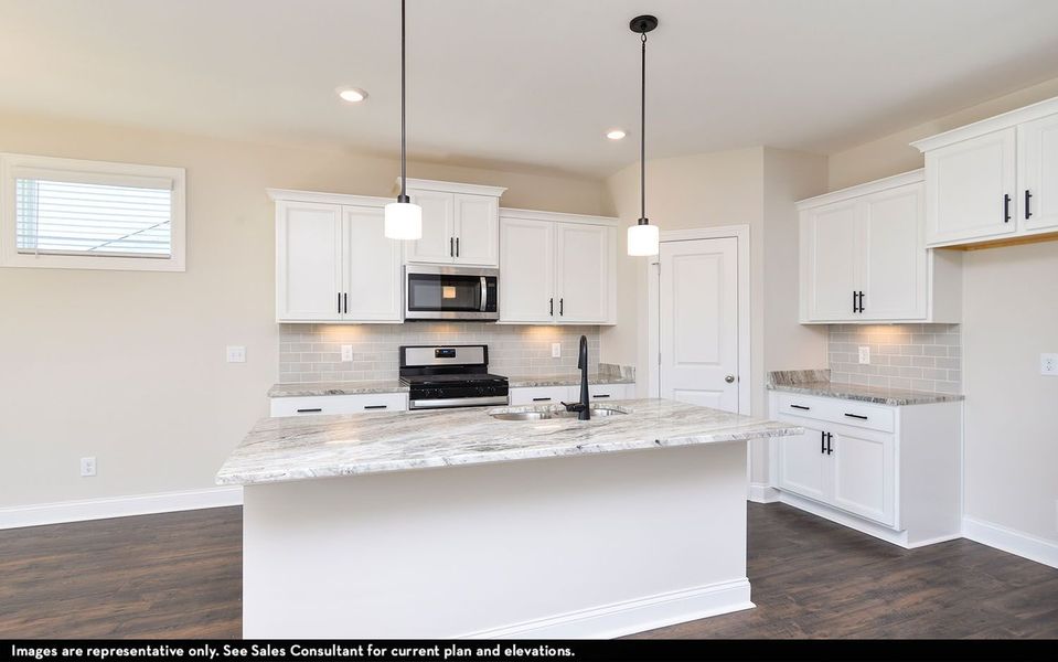 Furnished interior view inside a new home in The Retreat at Norman Farm, Hendersonville (Image 4).