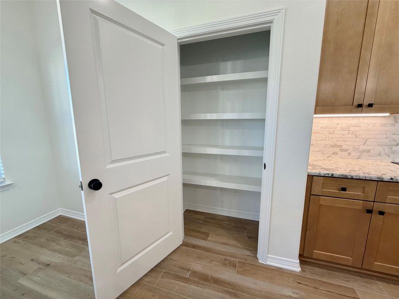 View of storage area