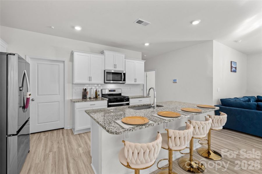 Furnished interior view inside a new home in Wallace Springs, Statesville (Image 12).