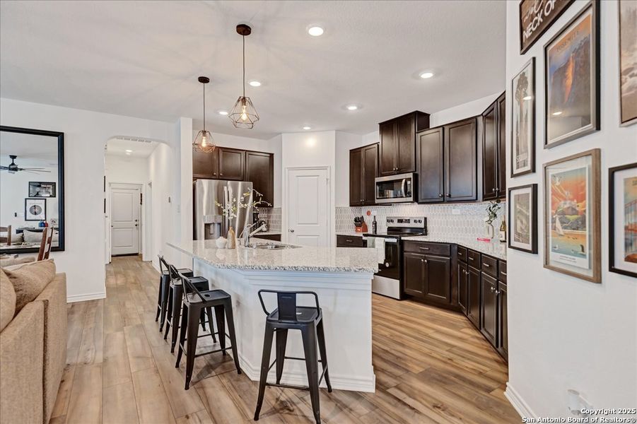 Furnished interior view inside a new home in , San Antonio (Image 3). Furnished interior view inside a new home in , San Antonio (Image 3).