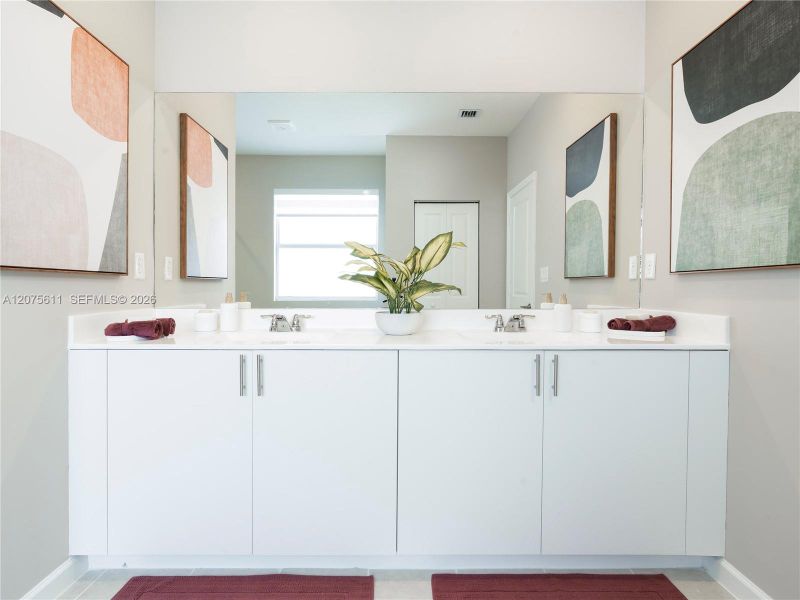Furnished interior view inside a new home in Wildwood Groves, Miami (Image 25).