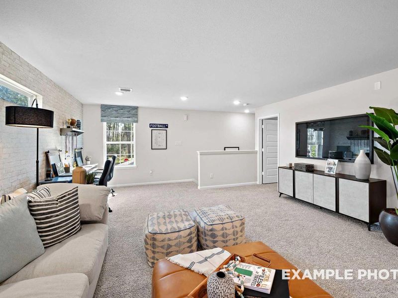 Representative furnished interior of a home built from the The San Marcos E by Davidson Homes LLC in Liberty Estates, Cleveland (Image 31). Representative furnished interior of a home built from the The San Marcos E by Davidson Homes LLC in Liberty Estates, Cleveland (Image 31).