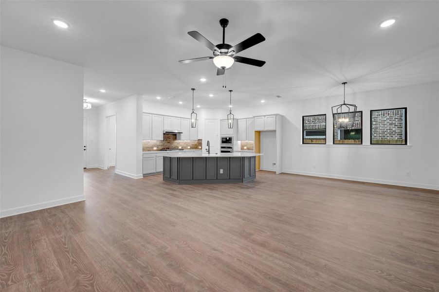 Furnished interior view inside a new home in Riceland 50’ Alley Load Homesites, Mont Belvieu (Image 8).