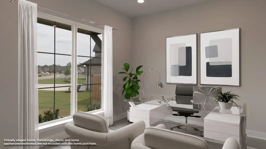Furnished interior view inside a new home in Sonoma Verde, McLendon-Chisholm (Image 7).