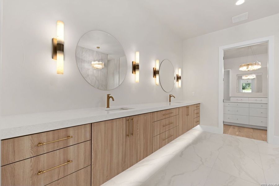 Furnished interior view inside a new home in , San Antonio (Image 15).