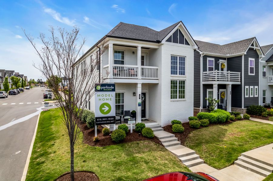 Representative exterior photo of a completed home built from the Emery by Parkside Builders in Anderson Park, Hendersonville, TN (Image 26).