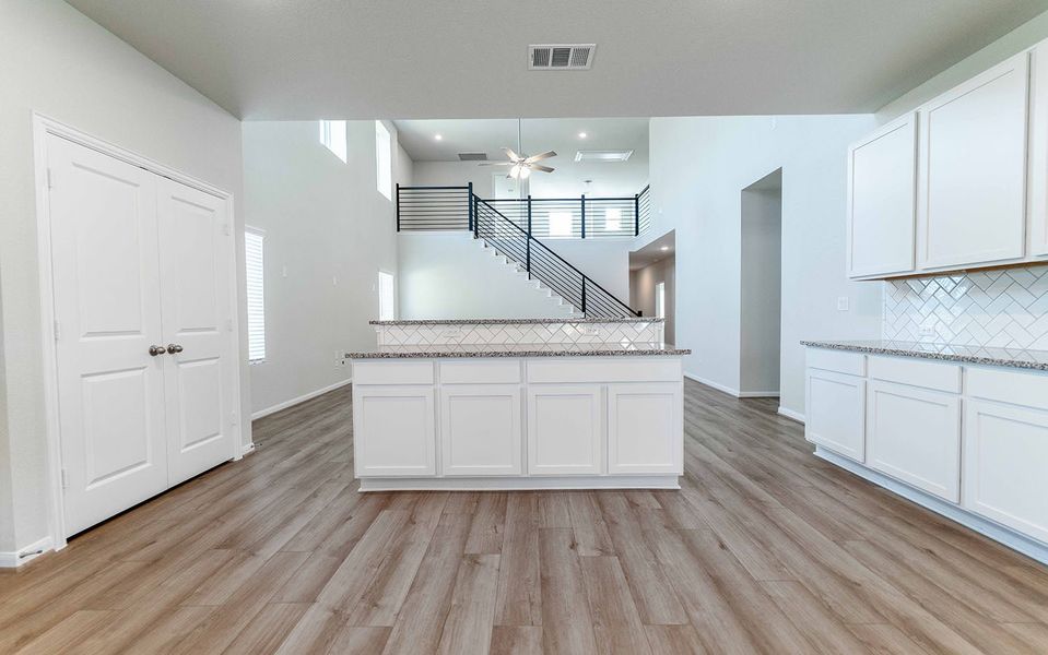 Furnished interior view inside a new home in Grande Estates, Bertram (Image 7). Furnished interior view inside a new home in Grande Estates, Bertram (Image 7).