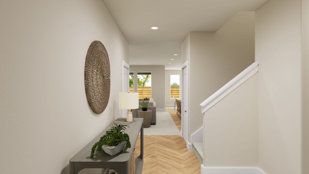 Representative furnished interior of a home built from the Rosemary by Tri Pointe Homes in Union Park, Little Elm (Image 6). Representative furnished interior of a home built from the Rosemary by Tri Pointe Homes in Union Park, Little Elm (Image 6).