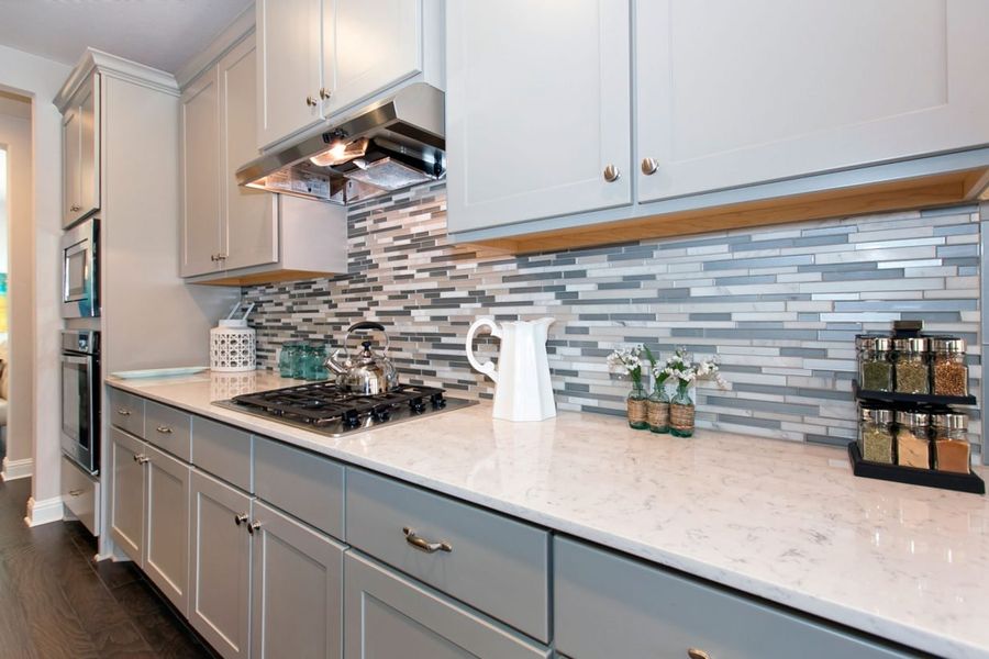 Representative furnished interior of a home built from the Oaks 3490 by Brohn Homes in Oaks at San Gabriel, Georgetown (Image 9).
