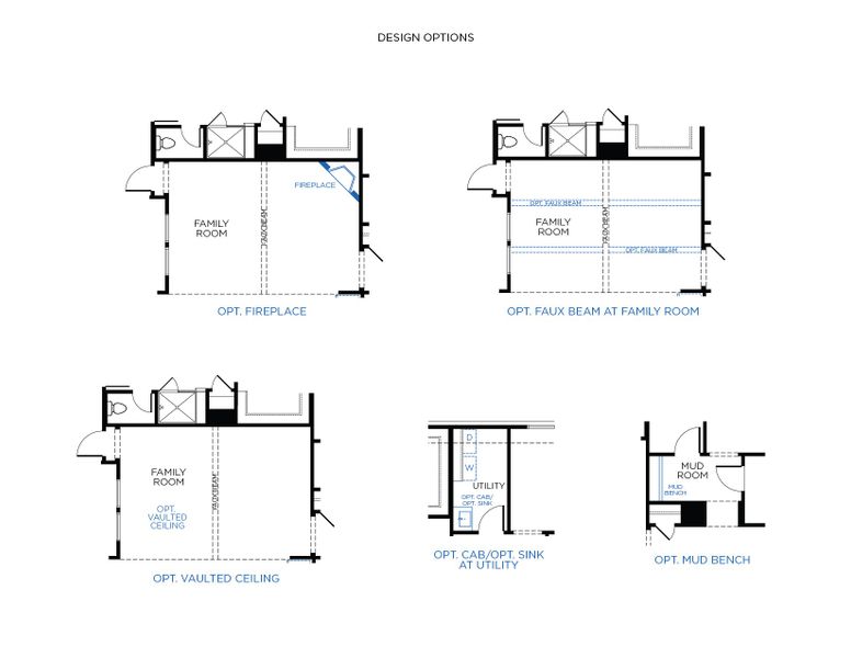 2D floor plan layout for the Melbourne by Tricoast Homes in Lago Mar  50'  &  55', Texas City, TX (Image 13).